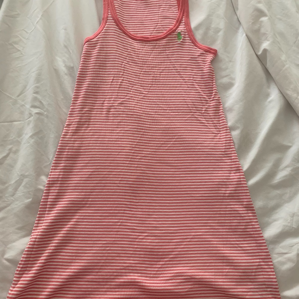 Small pink stripe Ralph Lauren dress